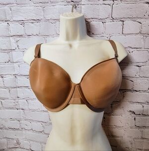 CUUP Support Demi Bra 32H Underwire Beige Spacer